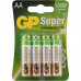 БАТАРЕЙКИ GP SUPER ALKALINE 15A-CR8, 8 ШТУК, АА GP GP